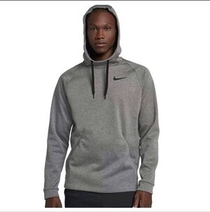 Nike Men's Charcoal Pullover Hoodie